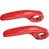 SunsoilGiant Terminali Manubrio Leggeri per Biciclette, 1 Paio, per BMX Pieghevoli, Rosso