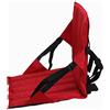 predolo Cuscino per Sedile da Kayak, Schienale Pieghevole, Tasca Universale in Rete con Tracolla Regolabile, Supporto Imbottito per Canoe, Barche a REM, Nero