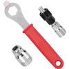 GYJZZW Set di attrezzi per estrattore di pedivelle per bicicletta, estrattore professionale con chiave da 16 mm per la rimozione del movimento centrale nel kit di attrezzi per bici (A1)