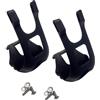 Pegciuho Fermapiedi per Cyclette Senza Cinghie, Clip per Pedali per Mountain Bike da Strada per Attrezzature Fitness da Palestra Domestica, Grigio