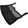 Healeved Rete Porta Palline da Ping Pong Sospesa a Rete PVC Nero, Salvaspazio e Portatile, per Dormitorio e Palestre