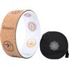 Ysyqkn Ruota da, Accessorio per Pilates, Cerchio Fitness, Rullo per La Schiena, Supporto Ergonomico, Materiale di, Consente di Eseguire STR, Bianco