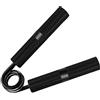 Fonowx Manico Allenatore Mano Espansore Polso Dita Gripper Ergonomico Regolabile Struttura in Alluminio Resistente Adatto per Sportivi Allenatori Musicisti C, Nero 150 libbre