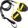 Folpus Fasce di Resistenza per Rafforzare Le Braccia Durante Il Nuoto, Allenamento Muscolare, Attrezzatura per Lo Stretching, Allenamento con Pagaia, Fascia, Nero 60 Libbre