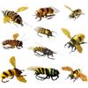 YAZHIDA Kit di mosche per pesca a mosca - Wild Bee Flight Series (serie C)