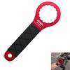 Gefaps Attrezzo Centerlock BB44-16 44mm 16 Tacche in Alluminio, Attrezzo per Movimento Centrale per Shimano Hollowtech II, Attrezzo da Bicicletta per Disco Freno Centerlock, Estrattore Cassetta, Rosso