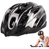 WOTEG Casco Bici Uomo - Leggero Casco Bici - Corsa Per Casco - Caschi da pattinaggio a rotelle con 19 fori di ventilazione - Caschi da bici regolabili a 360° per ragazzi, caschi da bicicletta per skateboard