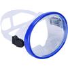 KQFCAZRE Maschera Subacquea Individuale, Maschera da Nuoto Professionale Impermeabile, Occhiali da di Forma Ovale, Maschera da Snorkeling per Snorkeling, Blu