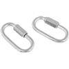QUILSTM Clip per Immersioni subacquee, Gancio a Maglie, Catena, Corda, connettore, Fissaggio per imbarcazioni, moschettone, Robusto e Leggero, Attrezzatura per Immersioni,