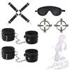 Aaobor Set multifunzionale da 6 pezzi in nylon nero per lo stretching delle mani durante lo yoga, accessori ausiliari per l'allenamento fisico e il fitness
