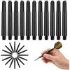 CHULIN Aste per Freccette 100 Pezzi, Aste in Nylon da 5,5 cm Nere | Ricambi per Freccette Soft Tip e Steel Tip, Resistenti e Leggere per Allenamento e Competizioni