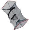 MAGICLULU Trappola per Gamberi e Aragoste Pieghevole in Nylon Rete Fine Metallo Rete da Pesca Portatile per Attività All'aperto Efficiente e Compatta