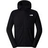 THE NORTH FACE NF0A5J7S4H0 M Summit FUTUREFLEECE FZ Hoodie Maglia Lunga Uomo TNF Black-NPF Taglia M