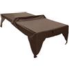 Zxpjkyu Copertura Pong Impermeabile Protezione Tavolo Tennis Pieghevole Copertura Completa Antipioggia Tessuto Poliestere taffetà Lavabile Resistente, Nero