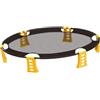 Ysyqkn Gioco con La Palla, Completo di Rete, Pompa E Borsa per Il Trasporto, Gioco Portatile in PP, Adatto Ad Adulti, Bambini, Famiglie, Giardino, Spiaggia E, Verde