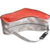 NbgrvB Borsa per pattini da ghiaccio in nylon per grande capacità, 39 x 42 x 20 cm, borsa leggera per il trasporto con manico e cinghia, per adulti, rosso