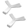 HDOYTXXM Expert Finish Possessors Elastomer Building, poggiapiedi ergonomico trilaterale sicuro per pluralisti Splasher, confezione da 2 pezzi