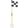 Pegciuho Set di Bandierine E Buche da Putting Green di per Golf, Blu Bianco