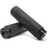 Theaque 2 pedane per bicicletta, in lega di alluminio, per mountain bike e bicicletta, per assi da 3/8 (nero)