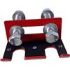 Hellery Supporto per Bilanciere per Rack per Squat, Gancio per Bilanciere per Bilanciere, Accessorio per Palestra Domestica E Commerciale, Rack per M, Rosso
