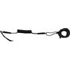Hellery Surfboard Leash Corda Coil Surf Board Polsiera Regolabile TPU Elasticizzato Accessorio Sostituzione Adatto per Uomini Donne Sport, Nero