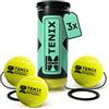 TENIX® Set da 3 Palline da Padel con Corda | Palline di Ricambio per Padel-Trainer | Inclusa lattina pressurizzata sigillata | Palline di Ricambio con Corda Elastica per Padel Trainer