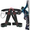 Generic Cintura da arrampicata per copertura del tetto, cintura di sicurezza regolabile per sci e snowboard, cintura di sicurezza per vigili del fuoco per sedersi e saltare, cintura di sicurezza a mezzo corpo