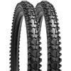 YUNSCM 2-PCS 20 pollici bicicletta pneumatici 20x1.75/47-406 Compatible with Montagna bicicletta 20x1.75 pneumatici(Y-1436)