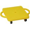 MotiveTech Cruscotto per Monopattino Rivestito con Maniglie per Sedersi Monopattino Giocattolo Educativo per attività All'aperto a Casa, Giallo