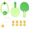 SunsoilGiant Tavolo da Pong Sospeso Portatile, Nessun Bisogno di Allenamento, Pong Sospeso per Bambini, Regalo di Compleanno, Gioco, 9 Palline Verdi