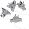MERRYHAPY Tappi per Valvole Professionali per Kayak e Gommoni, Set 4 Pezzi Resistenti all'Usura in PVC, Accessori per Barca Gonfiabile ad Alta Pressione