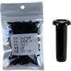 Hellery Occhielli per Racchette da Badminton, Macchine Incordatrici, Strumenti, Protezioni per Corde di Ricambio Nere per Riparazione Racchette da Tennis E da, 2,6 mm x 7,5 mm