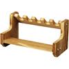 Xgdsnly Mini Rastrelliera Pistola Modello Espositore Supporto Decorativo Legno Compatto Organizer Adatto per Collezione Ufficio .5cmx7cmx7cm