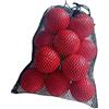 LeeQinersw Set di 15 Palline da Golf Pratica in Poliuretano con Sacchetto a Rete per Allenamento Realistico Ideali per Adulti E Bambini per Uso in Casa E, Rosso