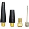 REBECASKYENS Set di 4 aghi per pompa a sfera, kit di gonfiaggio ad ago, adattatore per ugello ad ago, kit adattatore per pompa di gonfiaggio a sfera, kit di adattatori per valvole ad ago, pompa a
