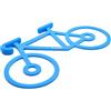 baiki Elastico universale per bicicletta, torcia cellulare, supporto per strumenti, cinturino in silicone, extra forte, estensore, elastico (blu)