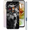 KJYFOANI Custodia per ZTE Nubia Focus 2 5G (6.70), Nero Silicone Case Ultra Sottile Morbido TPU Anti-Graffio Antiurto Bumper Protettiva Cover per ZTE Nubia Focus 2 5G - W11