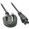 Lindy Cavo di Alimentazione Spina UK a IEC C5, 2m