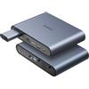 ORICO Docking Station ORICO 10-in-1 USB-C con doppio alloggiamento SSD M.2 NVMe/SATA, USB 10Gbps, Doppio HDMI 4K@60Hz, PD 60W, RJ45 - Per MacBook Pro/Air (PTM2)