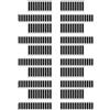 SILENRADAWN 20pezzi Reti Antipolvere per Altoparlante Telefoni Nere Adesivi Protettivi per Speaker Accessori Cellulari con Kit Pulizia Inclusi Protezione Duratura Anti-Polvere per
