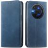 MOJIA Cover per TCL NxtPaper 60 Ultra, Custodia Folio Portafoglio in Pelle PU [chiusura magnetica], Case a Libro con Guscio Interno in TPU, Supporto per Carte.. Blu