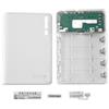 Ksrnsne Caricatore USB portatile 5V 2A 18650 Power Bank Battery Box per iPhone 6 Smartphone Colore: Bianco