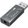 Cubilux Adattatore per cuffie da USB A a 3,5 mm con 384 kHz/32 bit DAC, auricolare TRRS e microfono, adattatore audio USB per PC Laptop PS4, Windows 10 11, macOS Linux