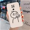 hdqICase Custodia Carina Compatibile con Xiaomi Redmi Note 9 4G - Comoda Cover in TPU Morbido Mostro Ciliegia Animali Cartoni Case
