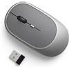 Generico Mouse Wireless, Bluetooth 5.0 e 2.4G, DPI Regolabile, Design Ergonomico, Ricaricabile, per Tablet e PC