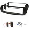 tomzz Audio 2457-026 Set copertura radio compatibile con VW New Beetle My.1998-2011 con adattatore radio ISO adattatore antenna fantasma alimentazione ISO DIN