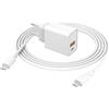 DEXPT Caricatore Rapido Compatibile con iPad 10 11 Generazione, 10,9 11 Pollici Gen 2025 2022 A3355 A3356 A2757 Alimentatore Caricabatterie con Cavo di ricarica da 1,8 Metri