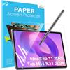 MoKo 2 Pezzi Pellicola Prottetiva Paperlike per Lenovo Idea Tab 11 2025 / Tab M11 / Tab K11 Pellicola Antiriflesso per Scrivere e Disegnare Come Su Carta, Alta Sensibilità Al Tocco