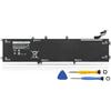 K KYUER 97Wh 6GTPY Laptop Batteria per Dell G7 17 7700 Gaming, Vostro 7500 XPS 15 9560 9570 7590 Inspiron 7501 7591 Precision 5520 5530 5540 Mobile Workstation 06GTPY GPM03 5XJ28 W62W6 0W62W6 451-BBYB