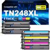 Denvoer TN248XL TN248 Compatibili per Toner Brother MFC L3740CDWE Toner Brother DCP-L3560CDW MFCL3740CDWE DCPL3560CDW TN 248 XL MFC-L3760CDW HL-L3240CDW HL-L3220CWE DCP-L3520CDWE